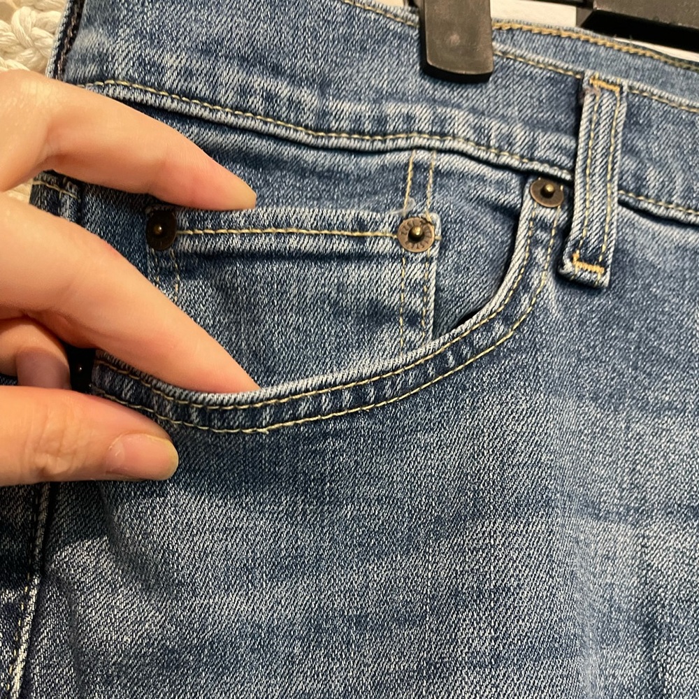 Hollister Blue Skinny Jeans Sz 34W x 32L - Picture 6 of 9